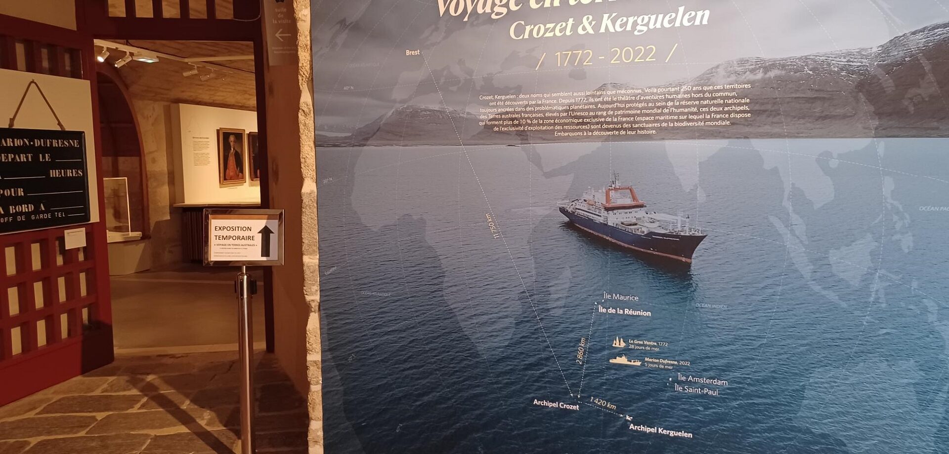 Expo Voyage en terres australes au musée national de la marine © GIP Brest terres océanes